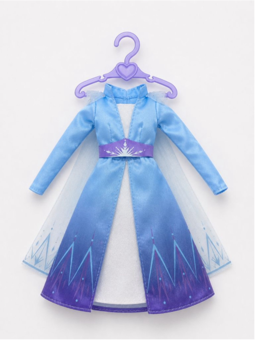 Unbranded Blue Purple Elsa Doll Dress